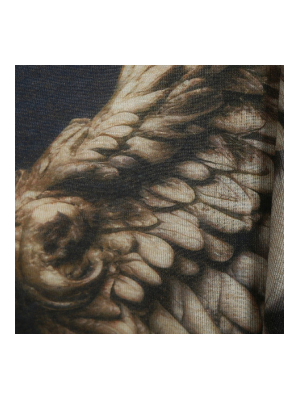 Celestial Wing Print Maxi Dress
