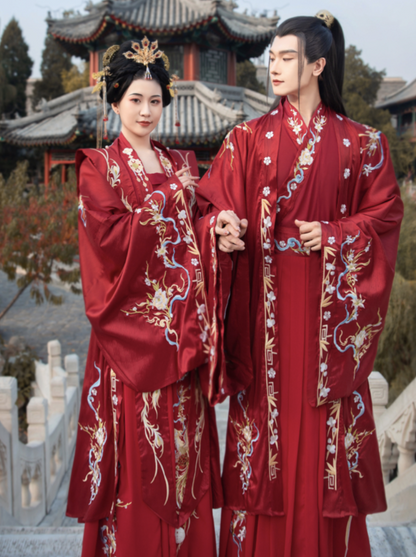 The Song Dynasty Wedding, Bridal Gown, Starry Phoenix