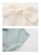 Ethereal Bow-Tie Sheer Dress