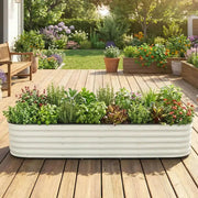 YoYoBloom 8'x2' Base For Metal Raised Garden Bed | Soil-Proof & Indoor Ready image 4