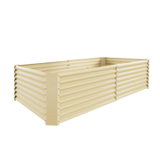 24-inch tall rectangular galvanized metal raised garden bed — view 23