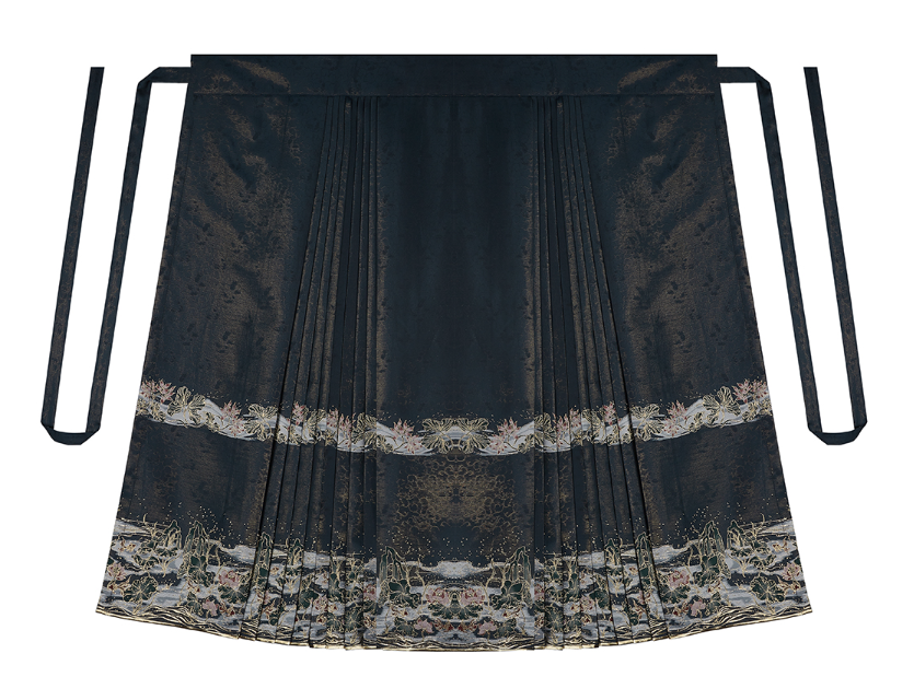 Ming Dynasty Modern Hanfu, Mamianqun, Starry Lotus (Preorder)