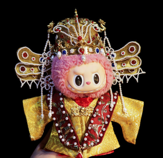 17cm Labubu Plush Doll Traditional Costume - Song Dynasty Empress