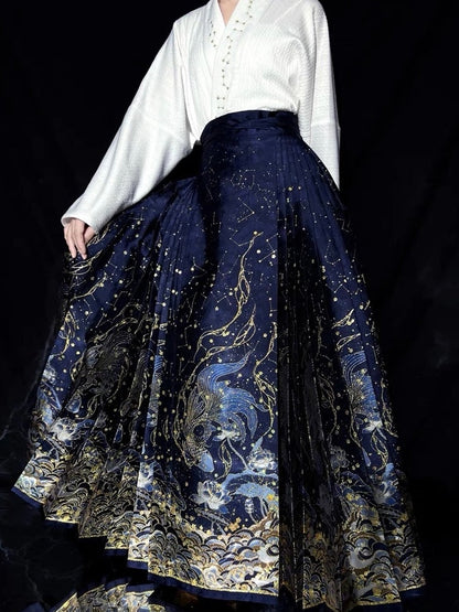 Ming Dynasty Modern Hanfu, Mamianqun, Constellation (Preorder)