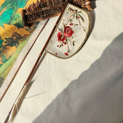 Blooms Warring States Hand Fan