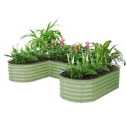 YoYoBloom 17" Tall U-Shape Standard Size Metal Raised Garden Bed| Upgrade 2.0 Knee-High Design image 20