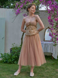 Blossom Garden Embroidered Corset & Skirt