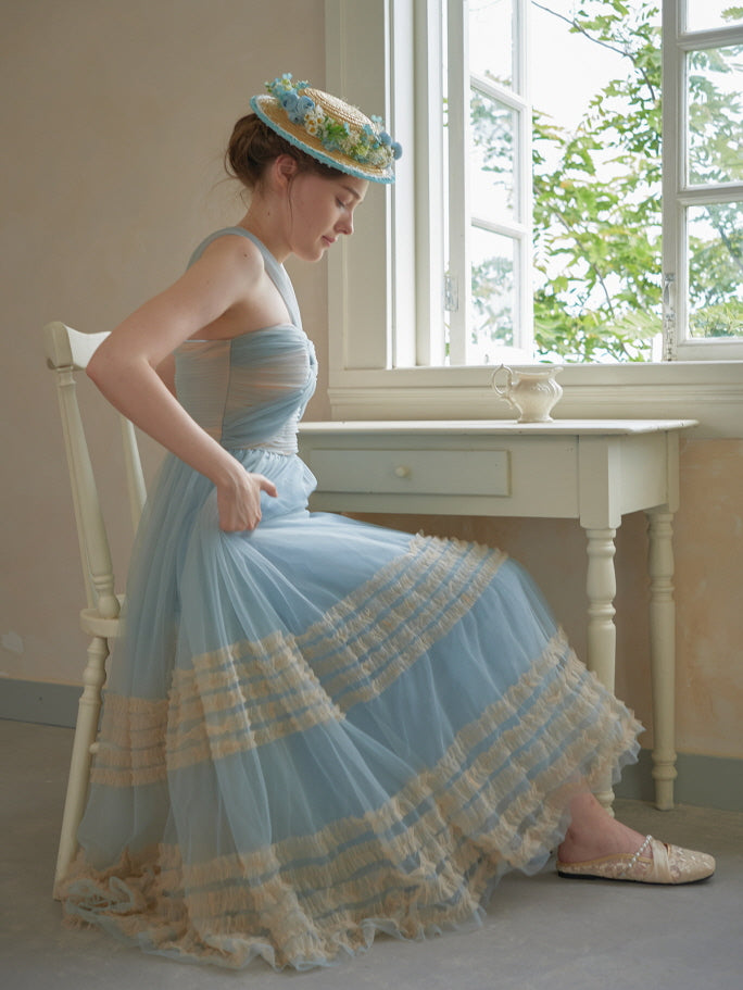 Bluebell Ruffle Garden Dress