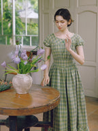 Whispering Meadows Plaid Dress