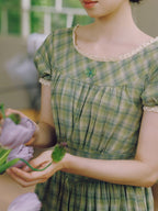 Whispering Meadows Plaid Dress