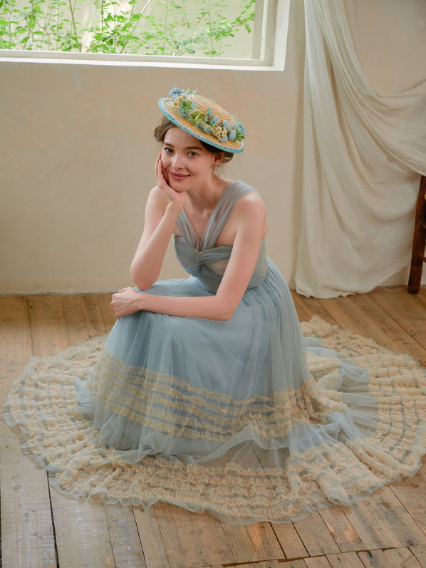 Bluebell Ruffle Garden Dress