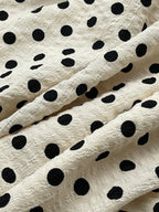 Romantic Polka Dot Plus Size Ruffle Dress