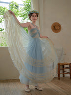 Bluebell Ruffle Garden Dress