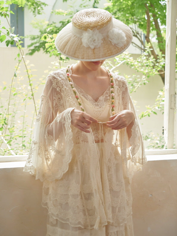 Blooming Lace Garden Shawl