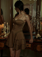 Desert Bloom Tiered Mini Dress