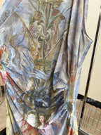 Renaissance Muse Halter Maxi Dress