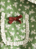 Green Meadow Lace Pajama Set