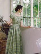 Whispering Meadows Plaid Dress