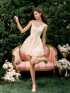 Ivory Blossom Tiered Lace Dress