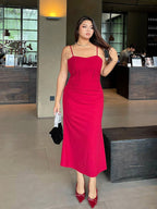 Scarlet Hourglass Fit Dress