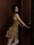 Desert Bloom Tiered Mini Dress