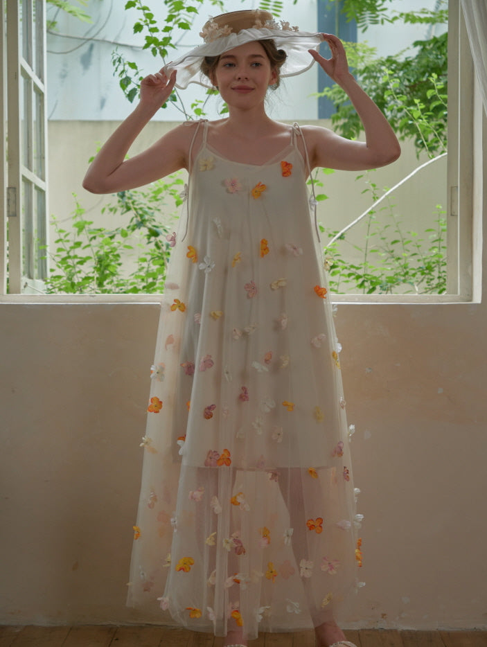 Butterfly Garden Mesh Dress