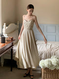 Embroidered Blossom Bodice Dress