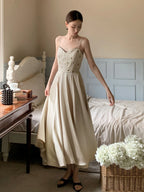 Embroidered Blossom Bodice Dress