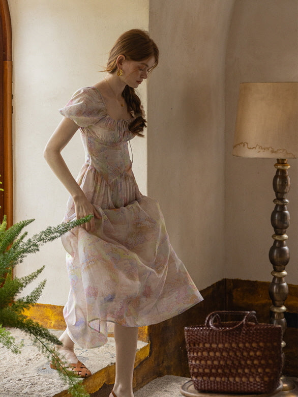 Whispering Meadows Floral Dress