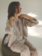 Lavender Bloom Cotton Pajama Set
