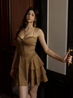 Desert Bloom Tiered Mini Dress
