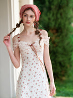 Rosebud Lace Garden Mini Dress
