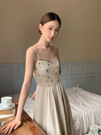Embroidered Blossom Bodice Dress