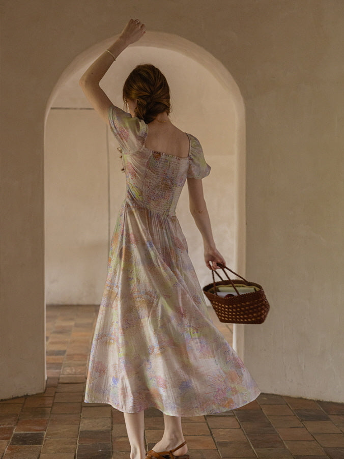 Whispering Meadows Floral Dress