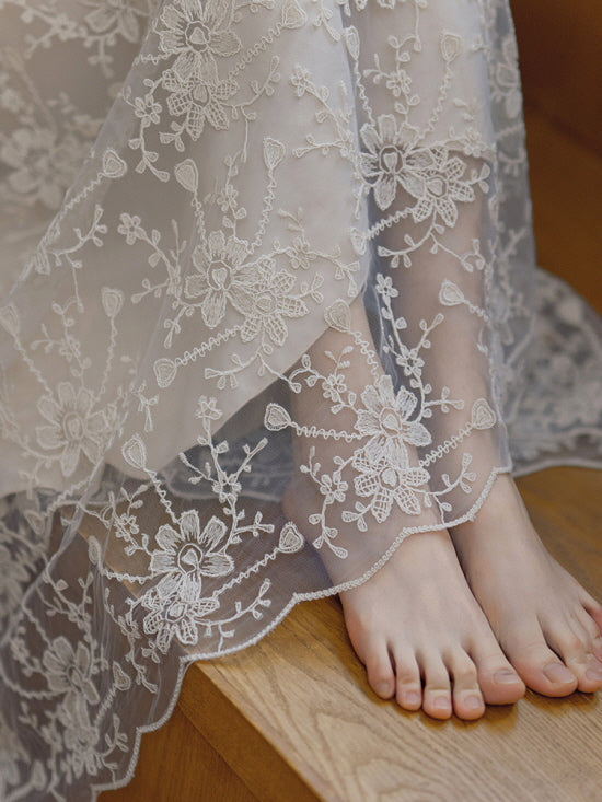 Moonlit Garden Lace Dress