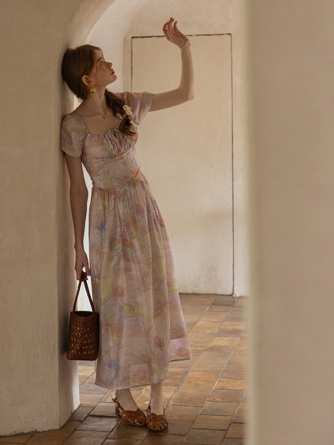 Whispering Meadows Floral Dress