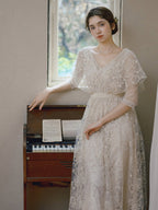 Moonlit Garden Lace Dress