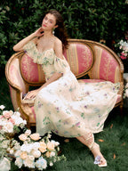 Buttercream Garden Ruffle Dress