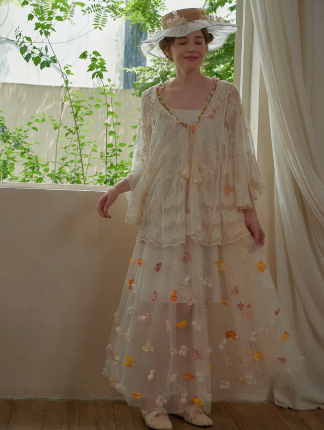 Butterfly Garden Mesh Dress