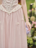 Blush Corset Lace Princess Dress