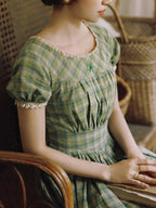 Whispering Meadows Plaid Dress
