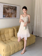 Rosette Garden Petal Mini Dress