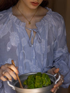 Whispering Meadow Cotton Blouse