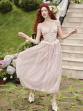 Blush Corset Lace Princess Dress