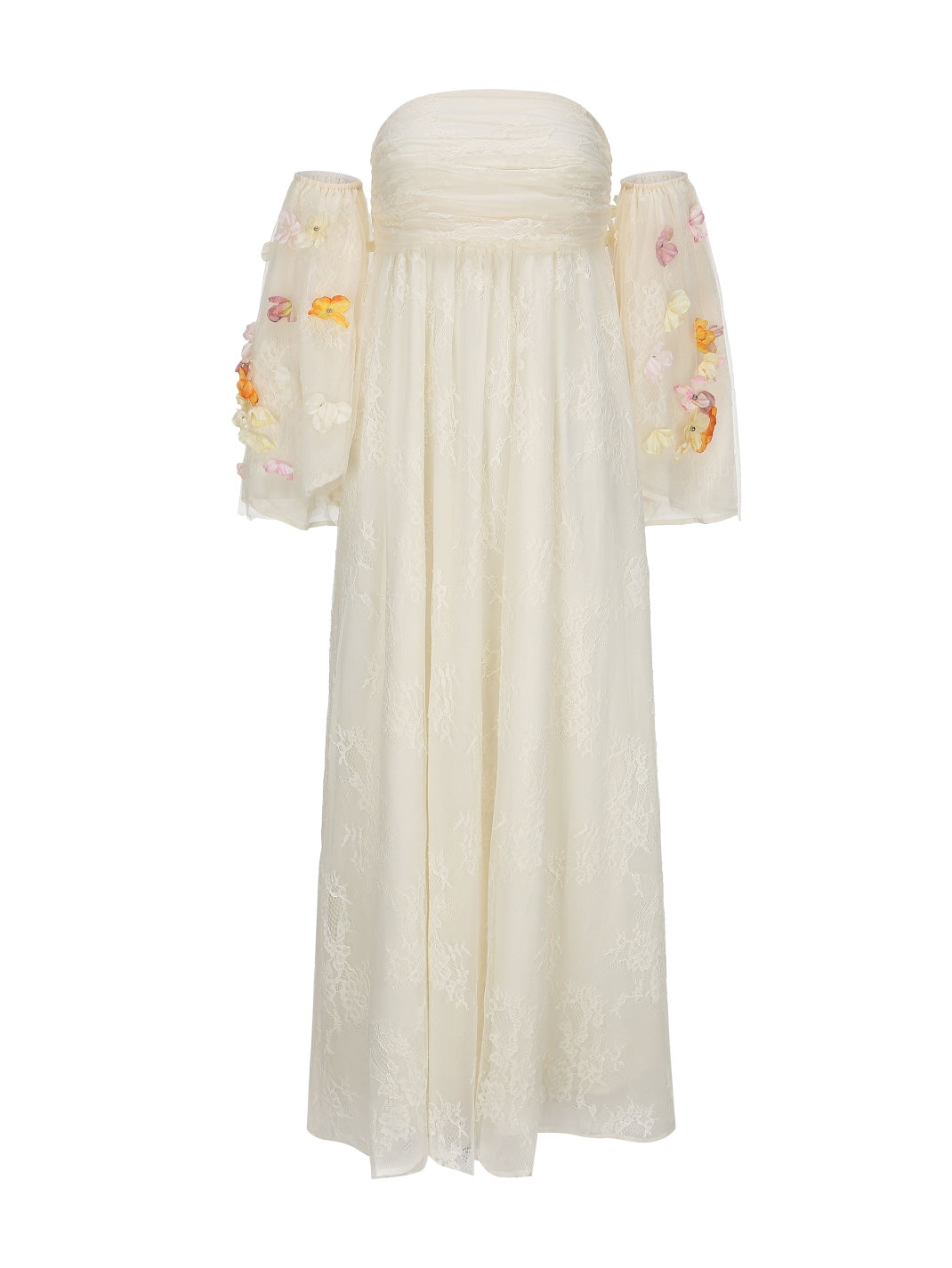Floral Sleeves Enchanted Garden Bloom Dress