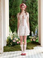 Rosebud Lace Garden Mini Dress