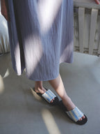 Blue Lace Ribbon Nightgown