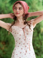 Rosebud Lace Garden Mini Dress