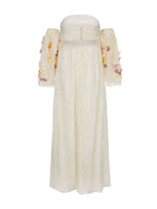 Floral Sleeves Enchanted Garden Bloom Dress