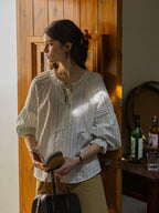 Whispering Meadow Cotton Blouse